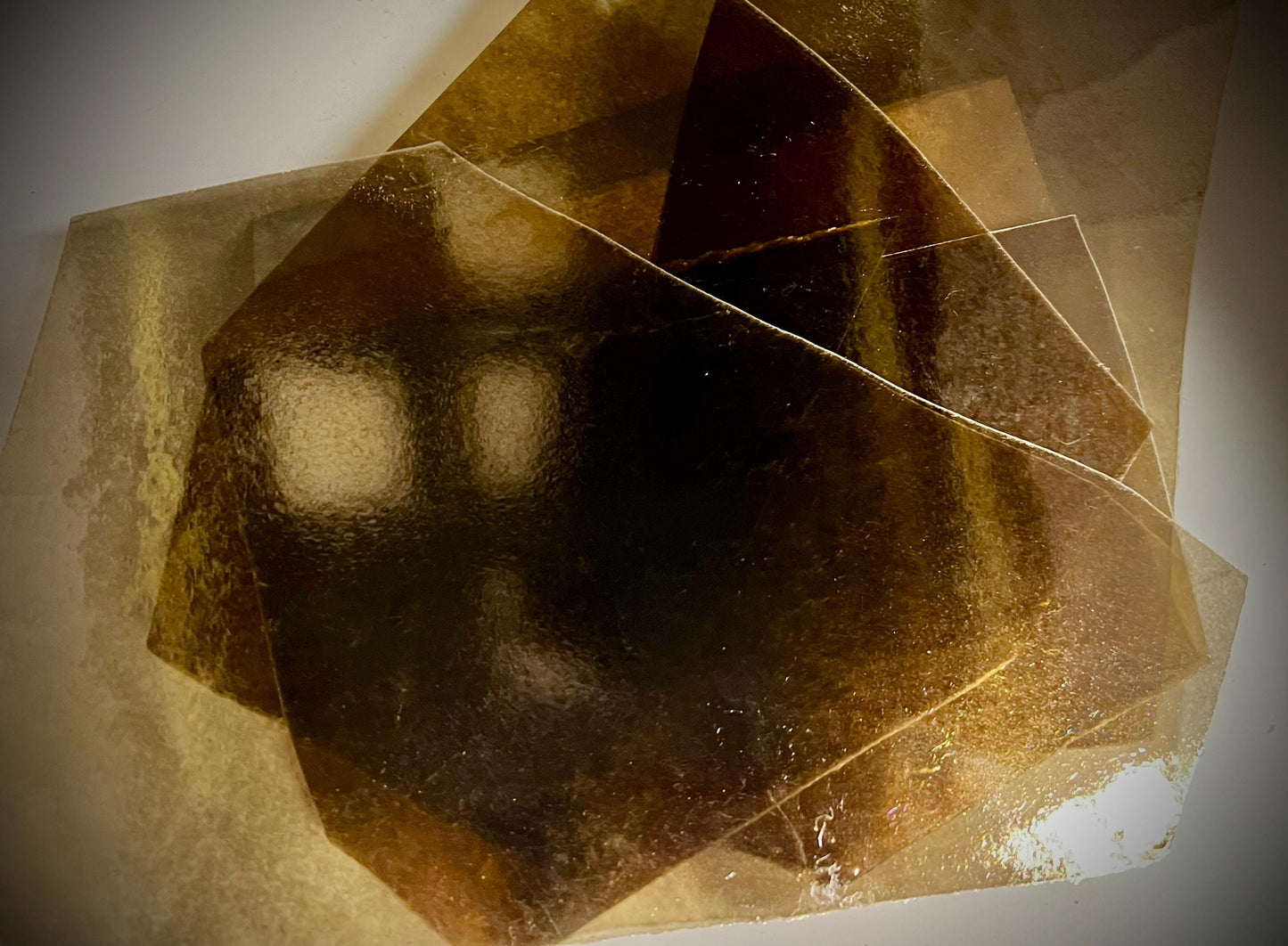 Colorful Phlogopite Mica, All Natural, Translucent Colors, Red, Gold, Amber & Smoke Color Sheets, High Heat and Flame Resistant, Mix Of All