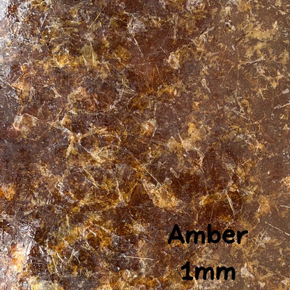 Abat-jour composite mica ambre clair, grandes feuilles, mica par feuille de 30 x 30 cm, choix d'épaisseur, ne pas utiliser avec de la chaleur, fournitures artisanales