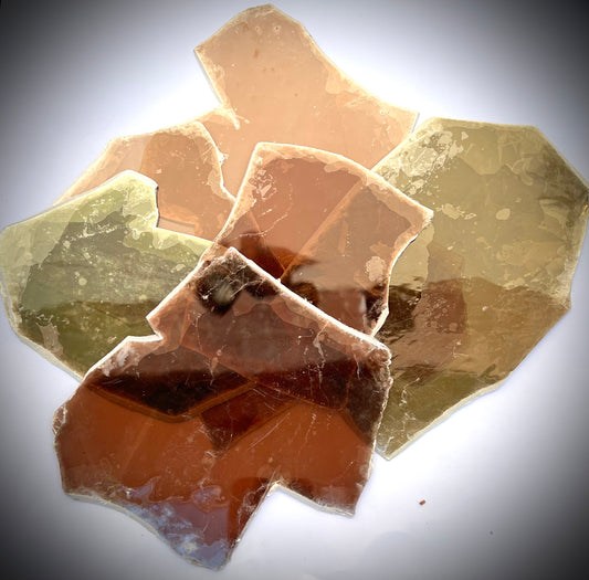 Mica Clear Extra Thick Slices From Block - Your Choice 2 Ounces, 1/4 LB, or 1/2 LB *Large, Thick Pieces, Natural, Jewelry and Craft Supply