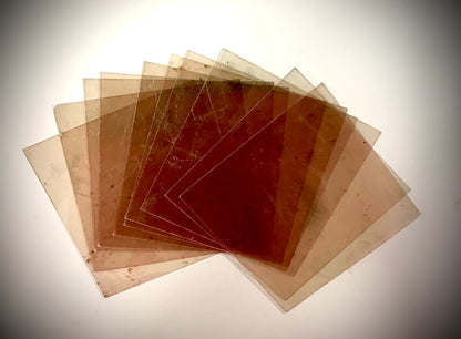 5 Mica Windows, Stove Mica Tiles Pack, Clear Mica, Eisenglass, Heat Proof, Crafts, 5 Tiles, 3 Sizes, Your Choice