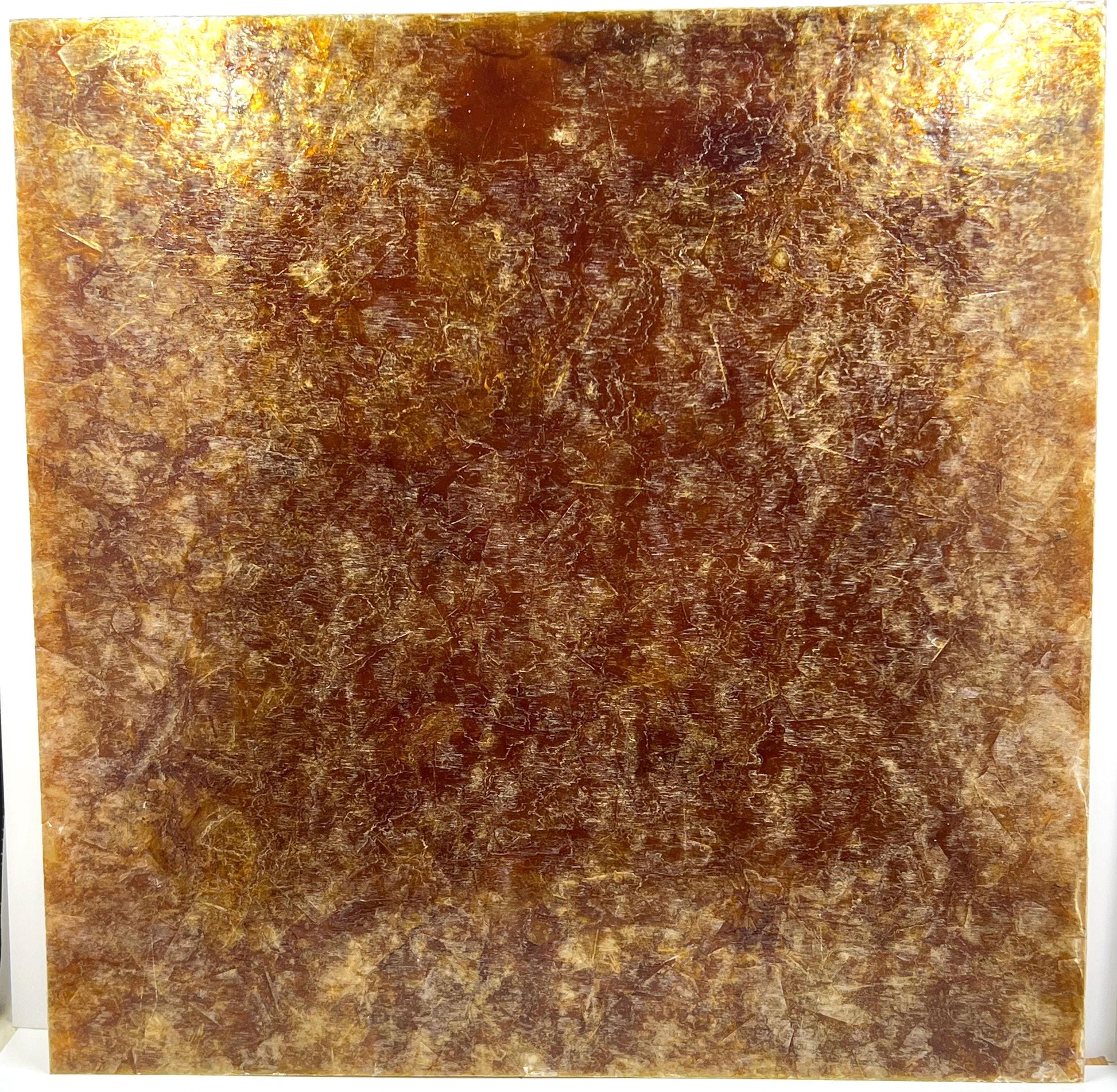 Light Amber Composite Lampshade Mica, Large Sheets, Mica By The 12” X 12” Sheet, Choice Of Thickness, Do Not Use With Heat, Craft Supply