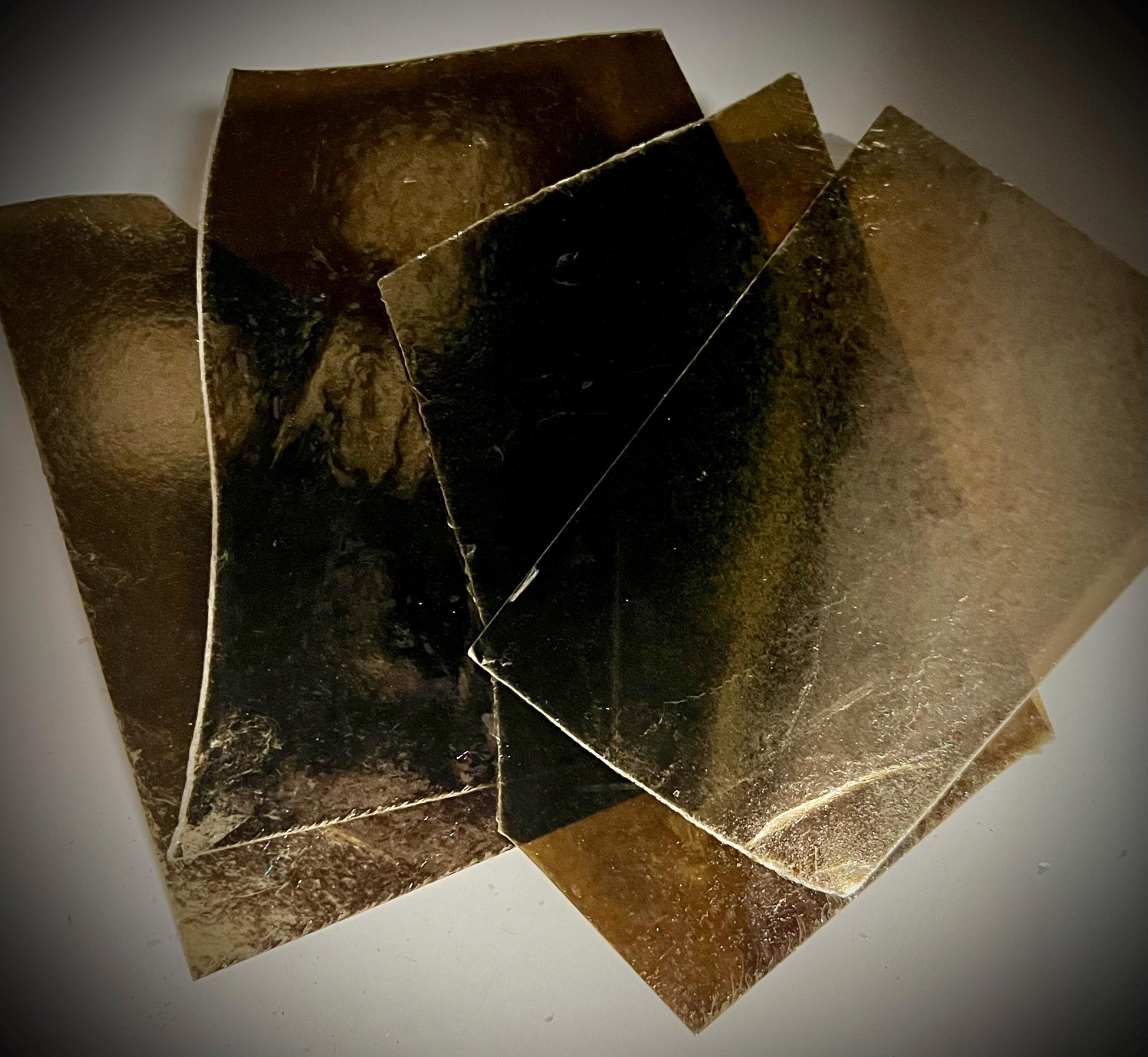 Colorful Phlogopite Mica, All Natural, Translucent Colors, Red, Gold, Amber & Smoke Color Sheets, High Heat and Flame Resistant, Mix Of All