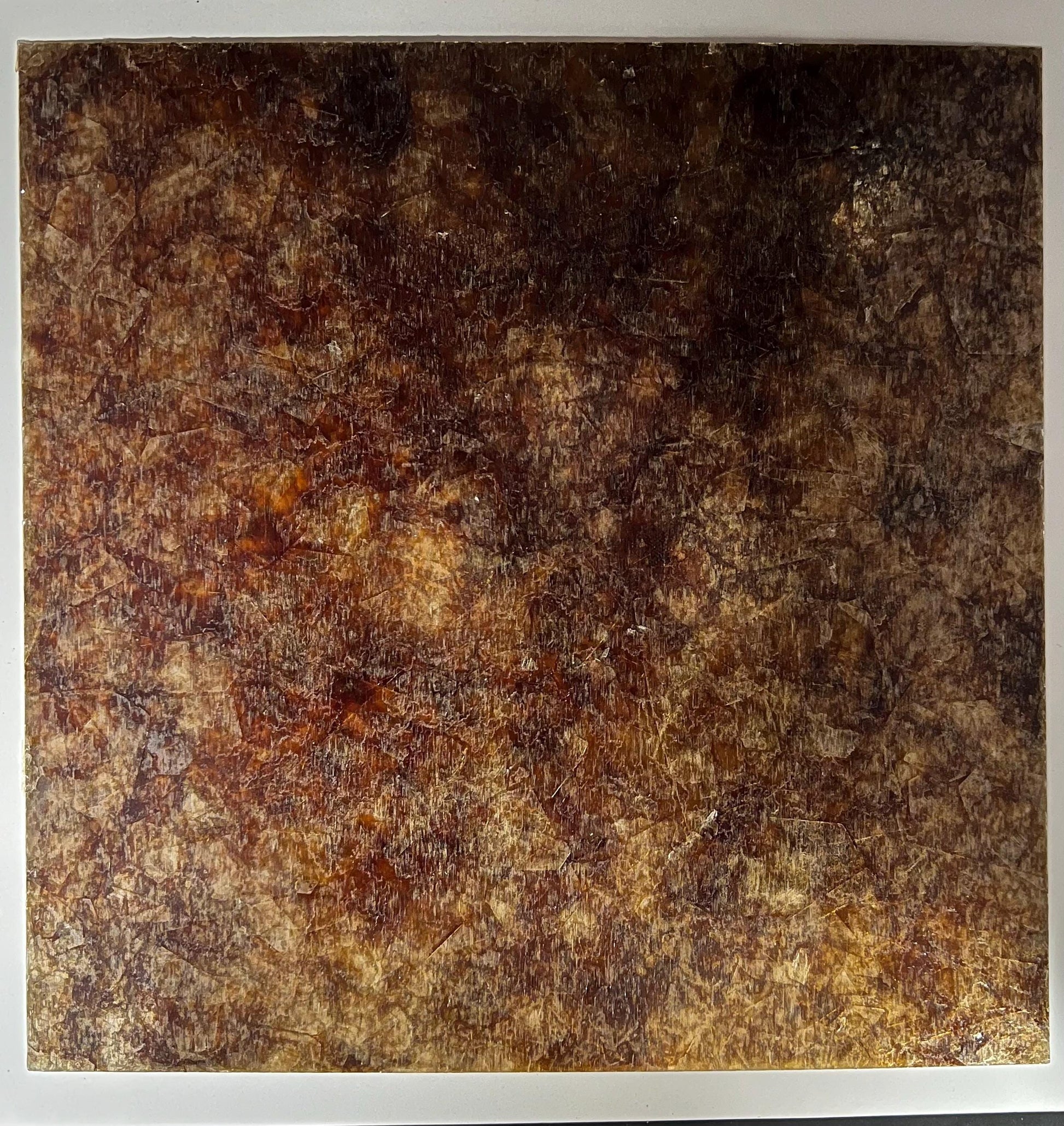 NEW COLOR! Dark Amber Composite Lampshade Mica By The 12” X 12” Sheet, Choice Of Thickness, Do Not Use With Heat, Craft Supply