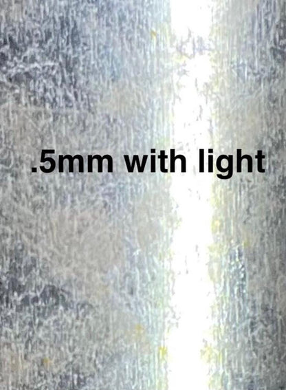 New Size! Composite Lampshade Mica Sheets, Mica By The 5” X 12” Sheet, Your Choice Of Color and Thickness, Do Not Use With Heat