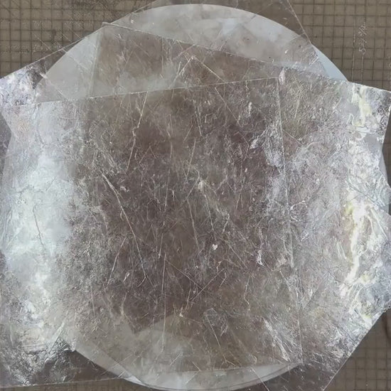 New! Iced Mica, Package of 4 Translucent Sheets Of Resin Mica 5” X 6”, Use In Decorative Art, *NOT HEAT RESISTANT, Craft Supply