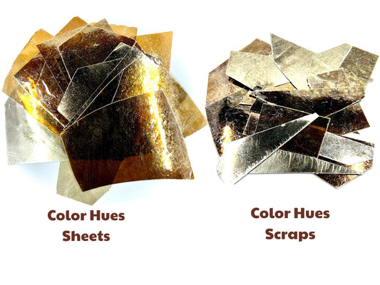 NEW!!! All Natural Phlogopite Mica Color Hues Packs, A Rainbow Of Natures Colors, Your Choice, Transparent or Opaque Cuts, Craft Supply